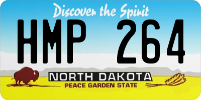 ND license plate HMP264