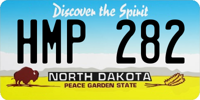 ND license plate HMP282