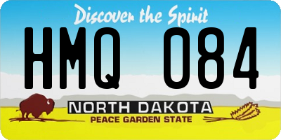 ND license plate HMQ084