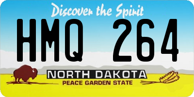 ND license plate HMQ264