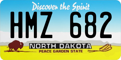 ND license plate HMZ682