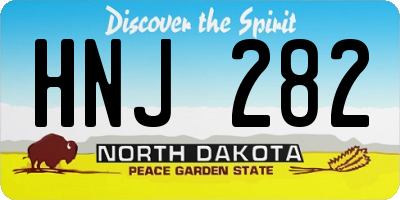 ND license plate HNJ282