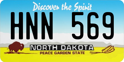 ND license plate HNN569