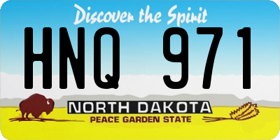 ND license plate HNQ971