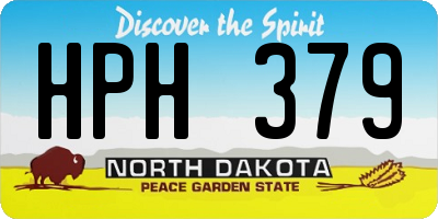 ND license plate HPH379