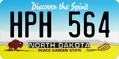 ND license plate HPH564