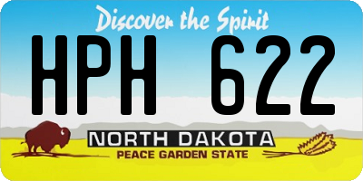 ND license plate HPH622