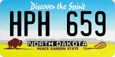 ND license plate HPH659