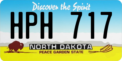 ND license plate HPH717