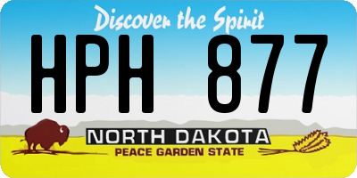 ND license plate HPH877