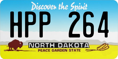 ND license plate HPP264