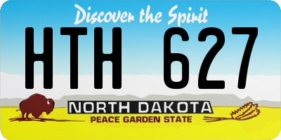ND license plate HTH627