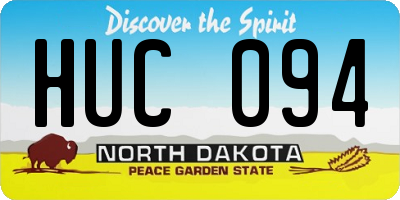 ND license plate HUC094
