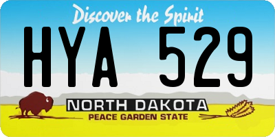ND license plate HYA529