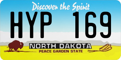 ND license plate HYP169