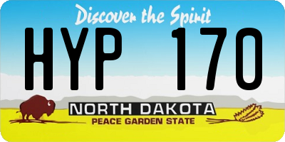 ND license plate HYP170
