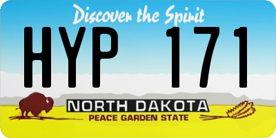 ND license plate HYP171