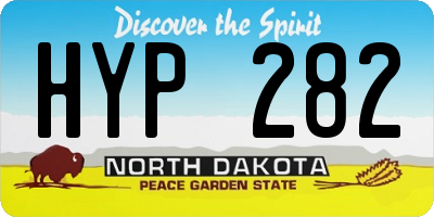 ND license plate HYP282
