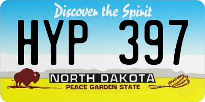 ND license plate HYP397
