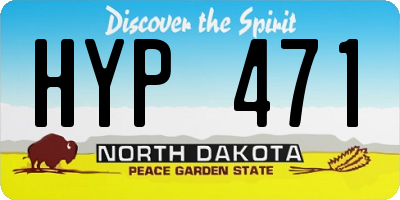 ND license plate HYP471