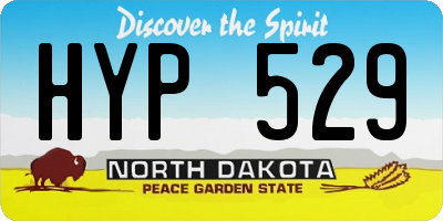 ND license plate HYP529