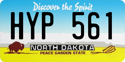 ND license plate HYP561