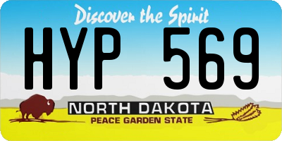 ND license plate HYP569