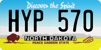 ND license plate HYP570
