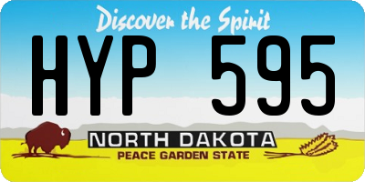 ND license plate HYP595