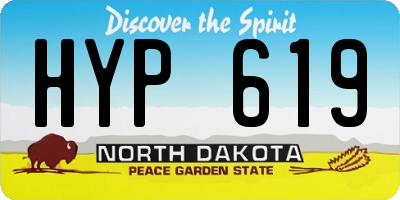 ND license plate HYP619