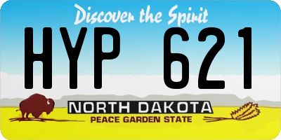 ND license plate HYP621