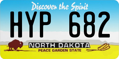 ND license plate HYP682