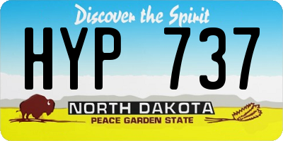 ND license plate HYP737