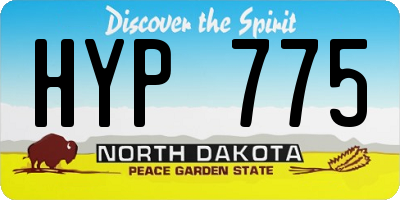 ND license plate HYP775