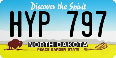ND license plate HYP797
