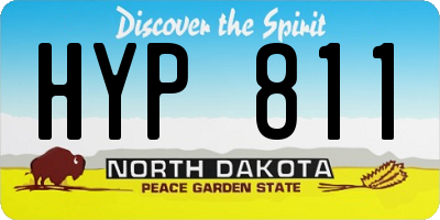 ND license plate HYP811