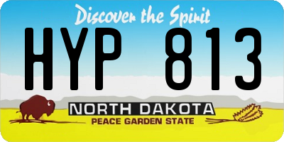 ND license plate HYP813