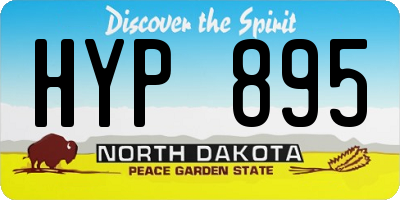 ND license plate HYP895