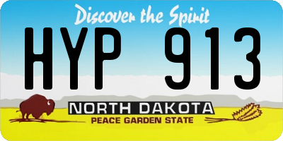 ND license plate HYP913