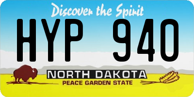 ND license plate HYP940