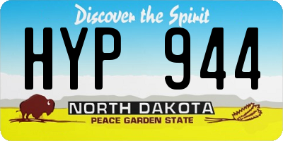 ND license plate HYP944