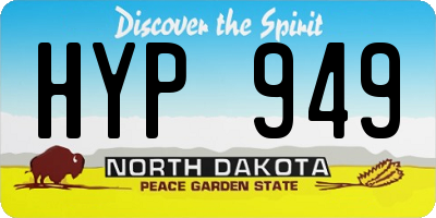ND license plate HYP949