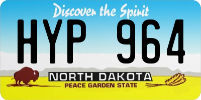 ND license plate HYP964