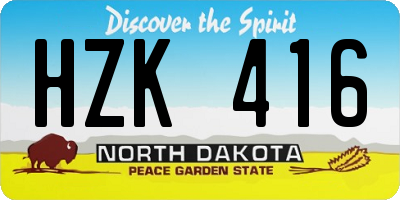 ND license plate HZK416