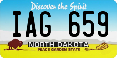 ND license plate IAG659