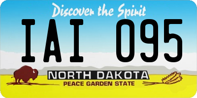 ND license plate IAI095