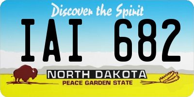 ND license plate IAI682