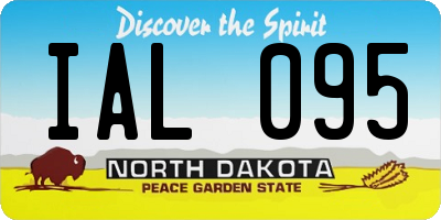 ND license plate IAL095
