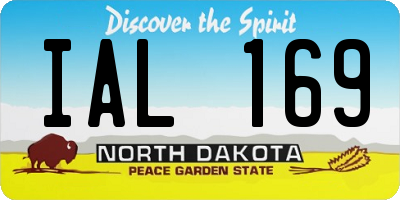 ND license plate IAL169