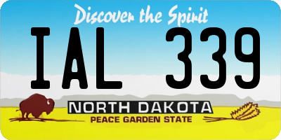 ND license plate IAL339